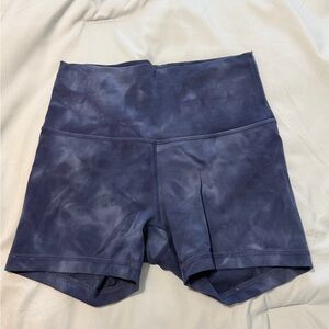 Lululemon Athletica Deep Blue Biker Shorts